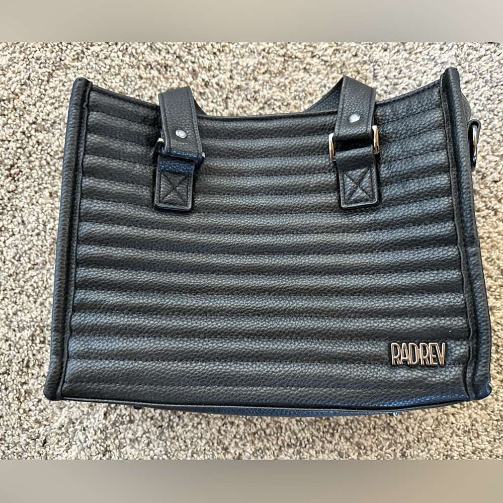 Rad Revolution Black Boxy Tote